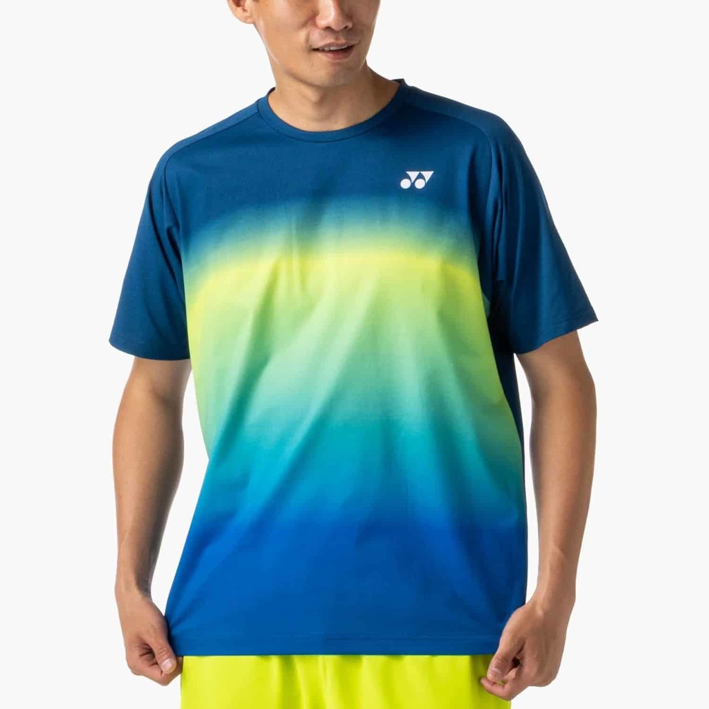 ヨギー 16843 Unisex T-Shirt, Practice, Indigo Blue